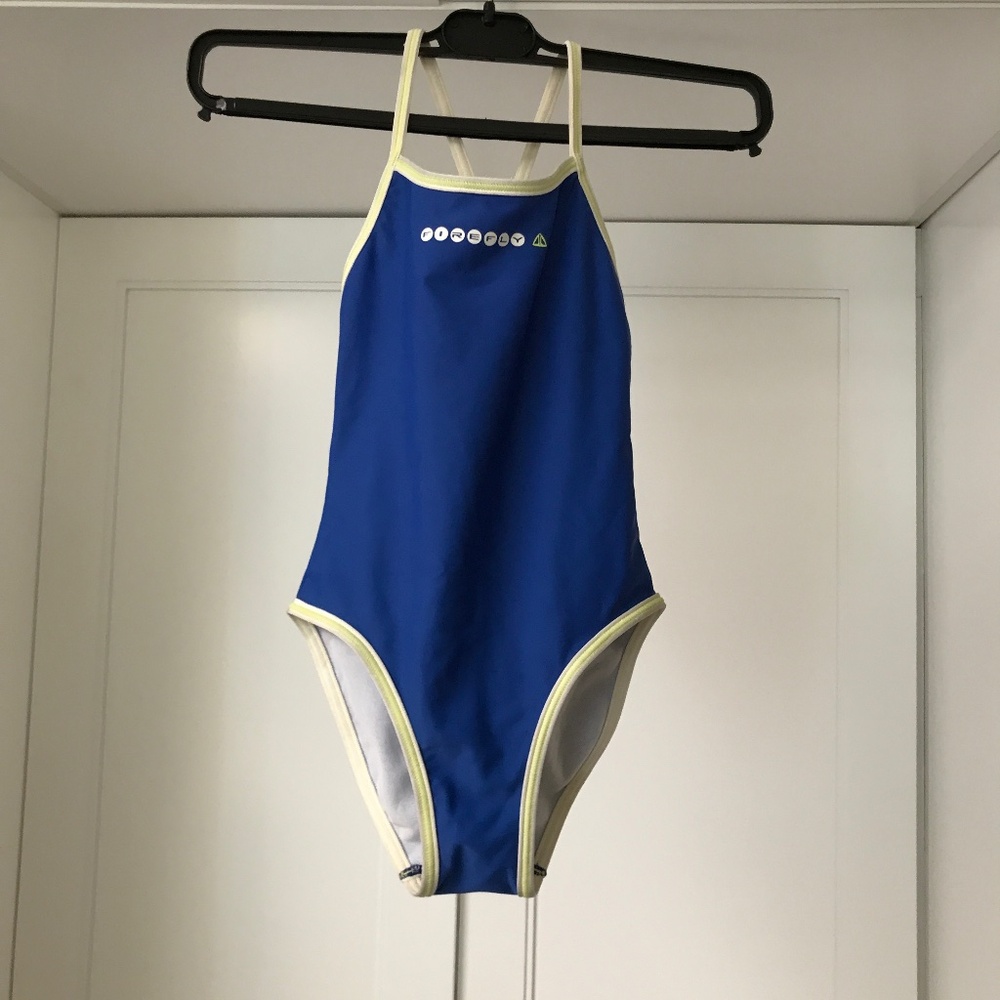 Firefly Girls One Piece Swimsuit NWT Royal Blue US 8 / 128